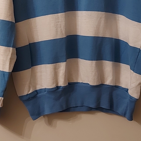 Dalesports vintage striped crewneck pull over sweater - Picture 3 of 6